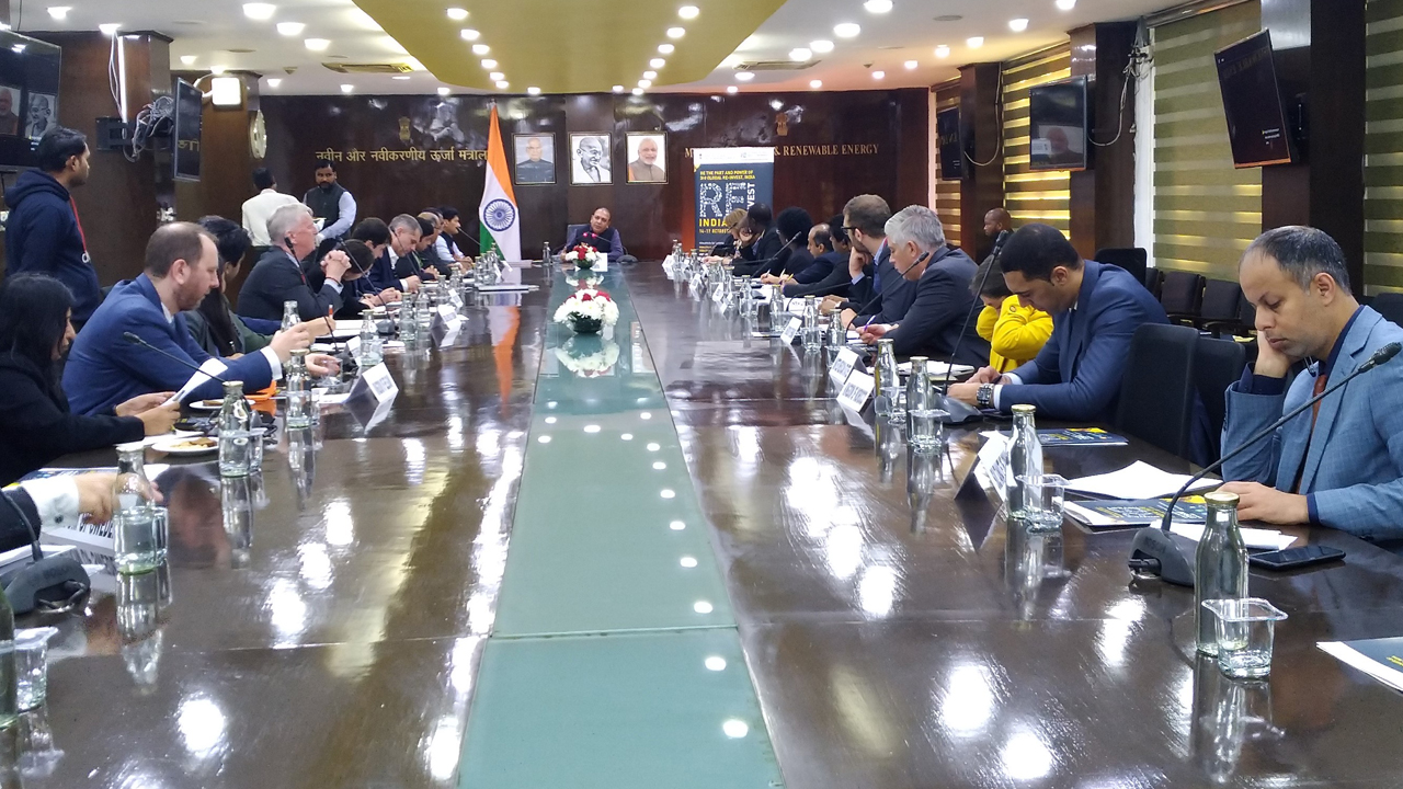Representatives from from Belgium, Brazil, Denmark, Fiji, France, Germany, Mexico, Morocco, Oman, Peru, Philippines, South Africa, Sweden, Uganda, UK, USA and Zambia attended the first RE-INVEST 2020 Countries Meet on 29 January 2020 at New Delhi, India